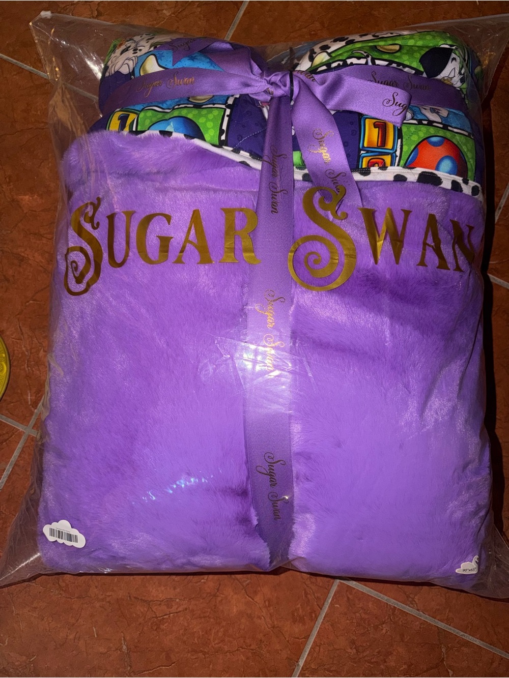Sugar Swan Dalmations 65X90 Blanket NIB